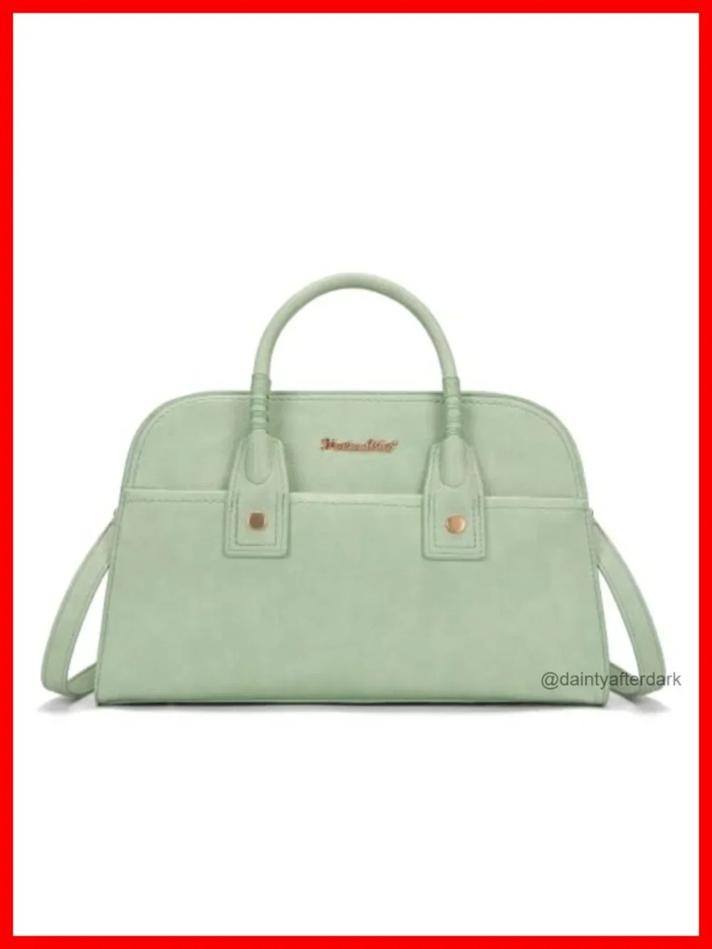 Structured Faux Leather Satchel Bag for Women, Top Handle Crossbody Purse